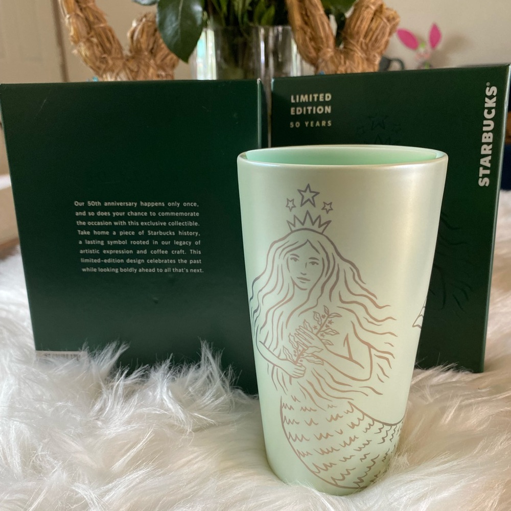 Starbucks Limited Edition 50th Year Anniversary Ceramic Tumblr